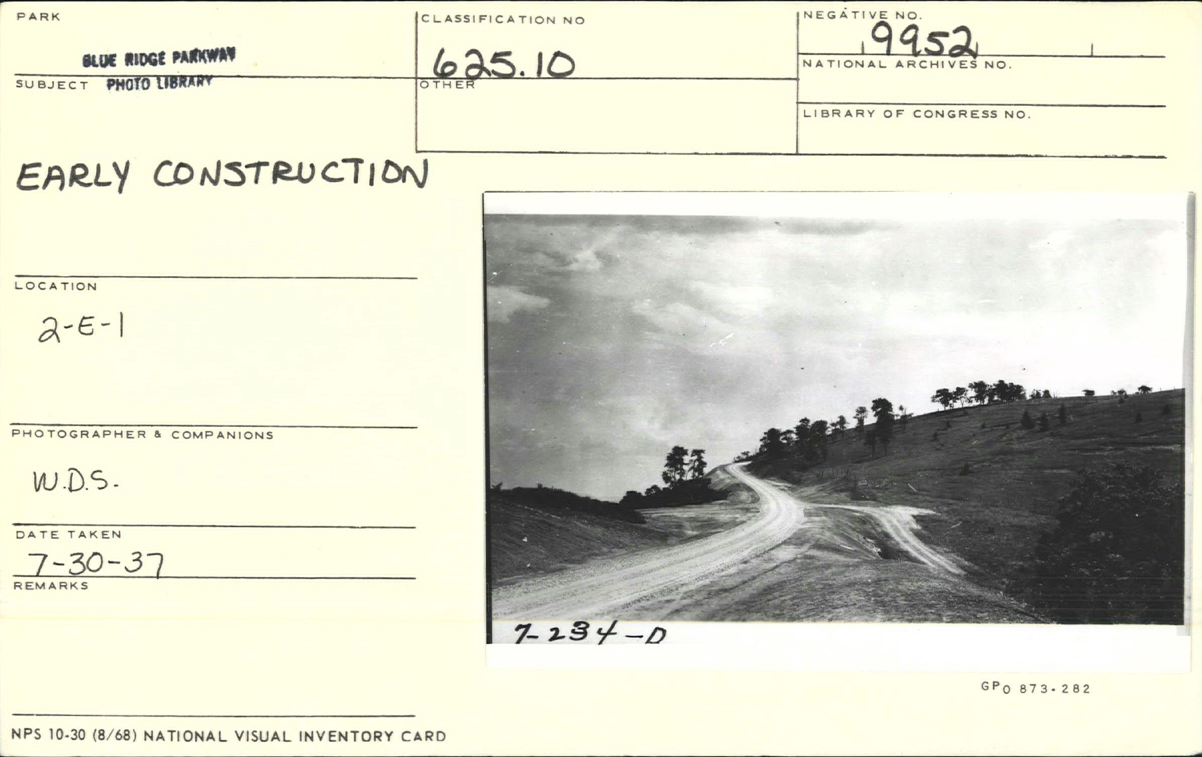 Early construction between Milepost 261-276