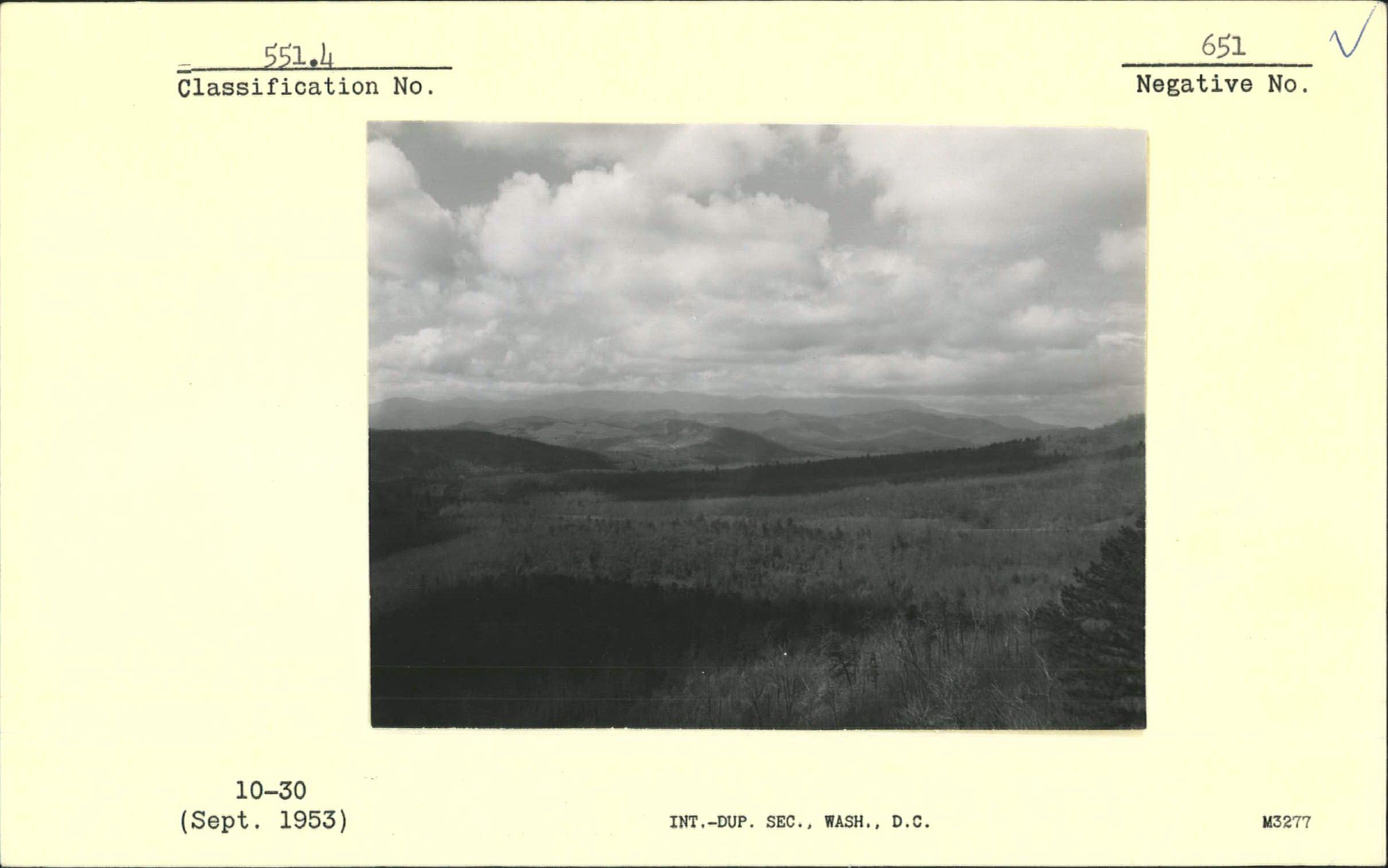 Black Mountains from Bear Den Overlook