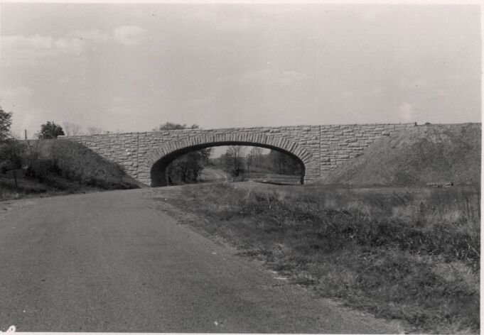 View looking west on VA Route 24 of the completed structure