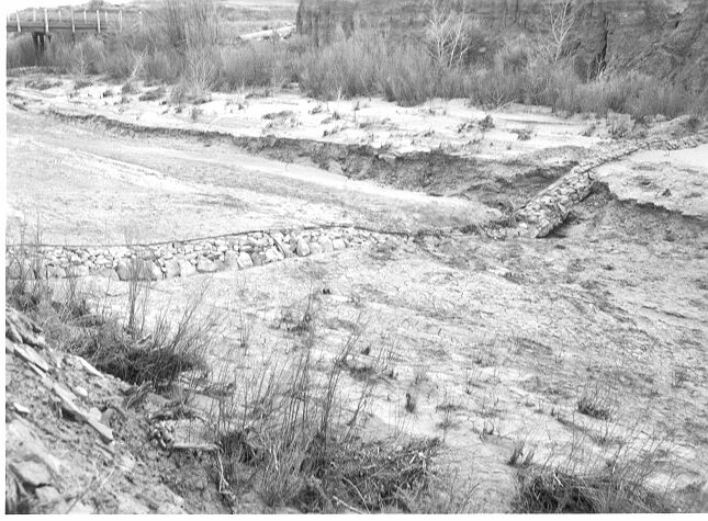 Erosion Control, Flood Damage to Rock Sausage Drop Structure
