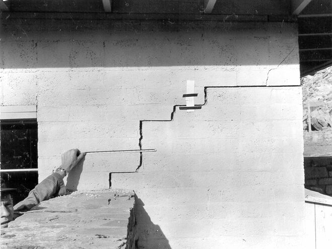 Damage to Residence 7 Caused by Settling of Walls

L 2 R: T. Brewster