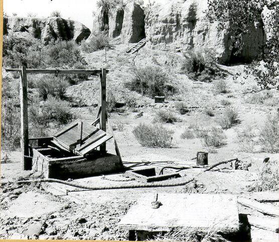 Damage to Civilian Conservation Corps Well Following Flood