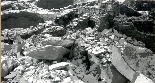 Pueblo Bonito after Threatening Rock Fell