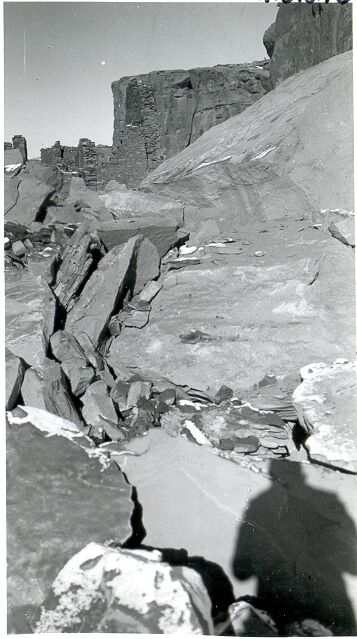 View of Threatening Rock after Rock Fell