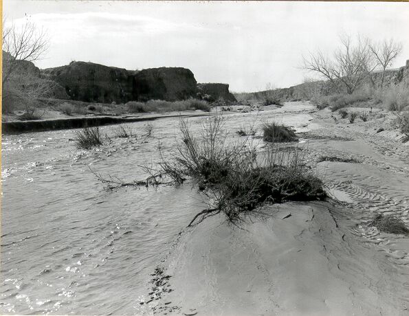 Chaco Wash in Flood