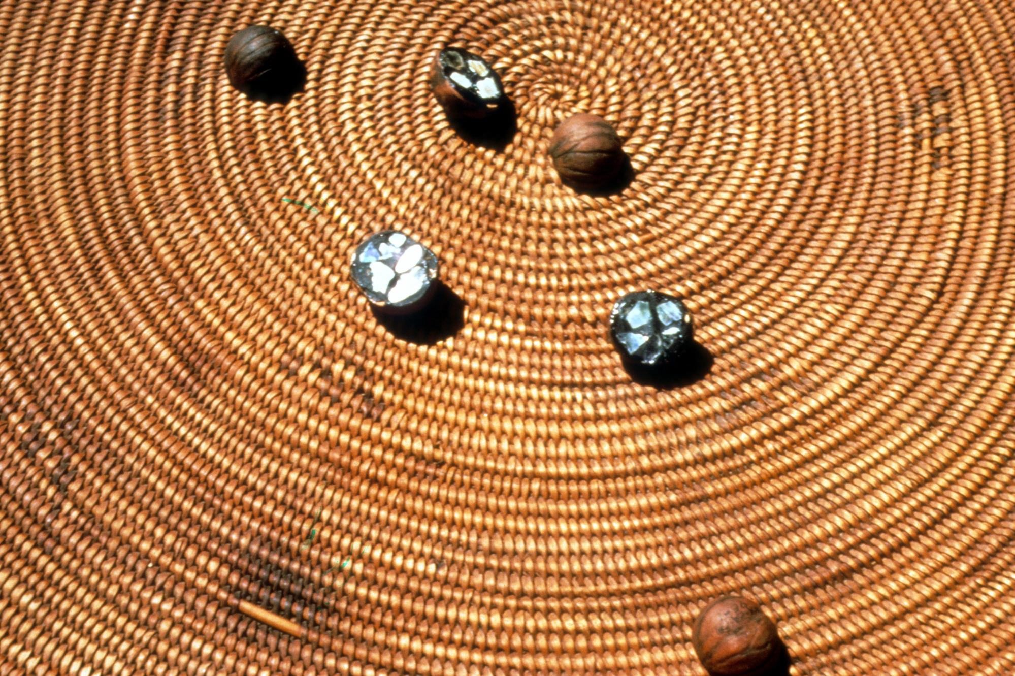 Chumash Basket with Undetermined Items