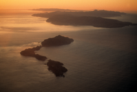 Aerial Channel Islands looking West
