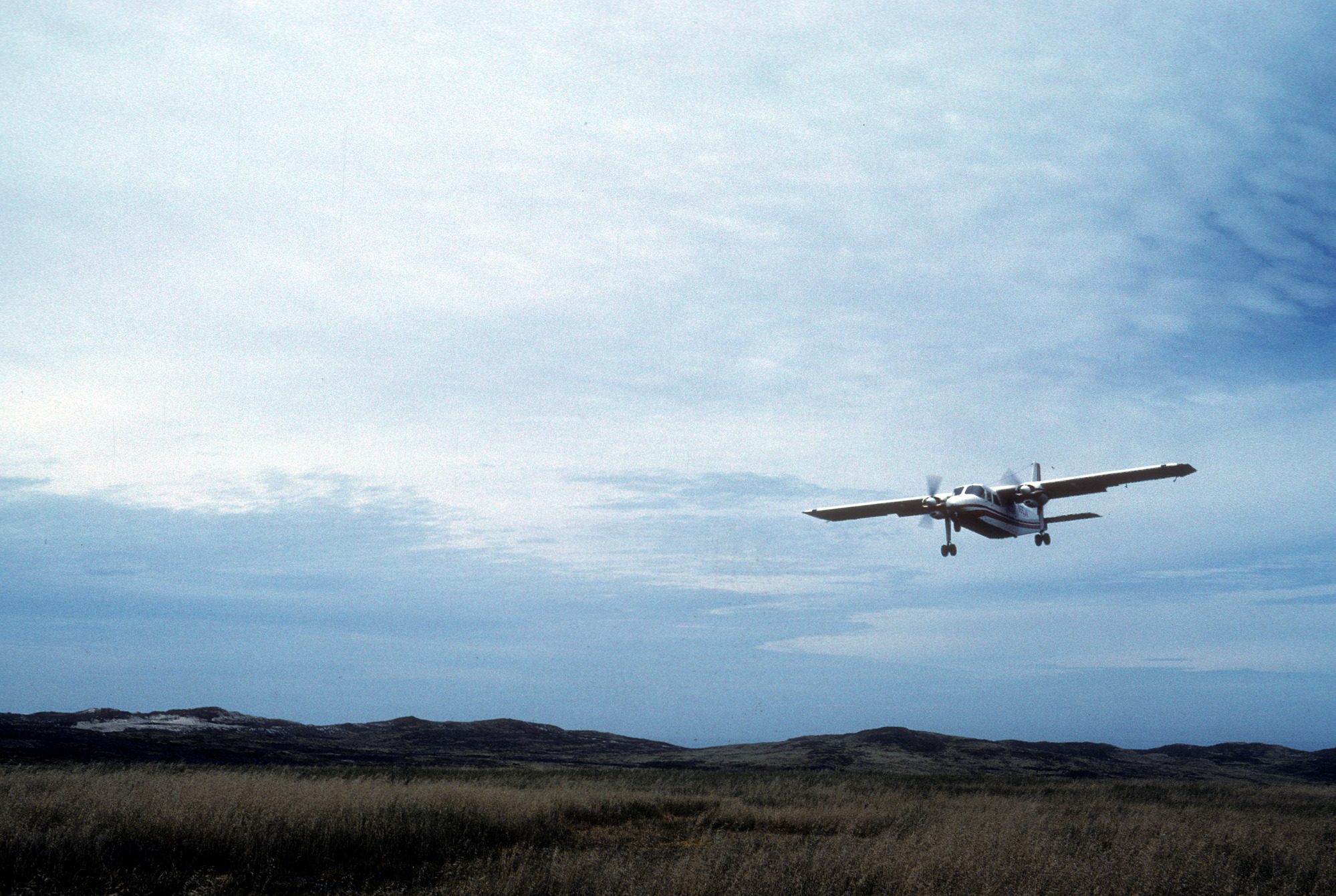Islander over San Miguel Island
