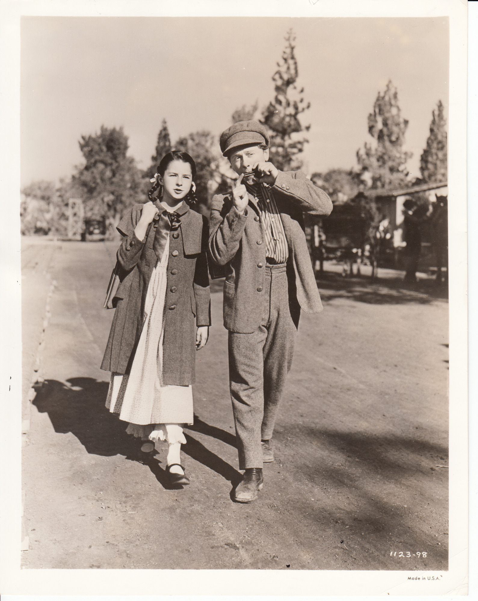 Movie still from "Young Tom Edison" starring Mickey Rooney.