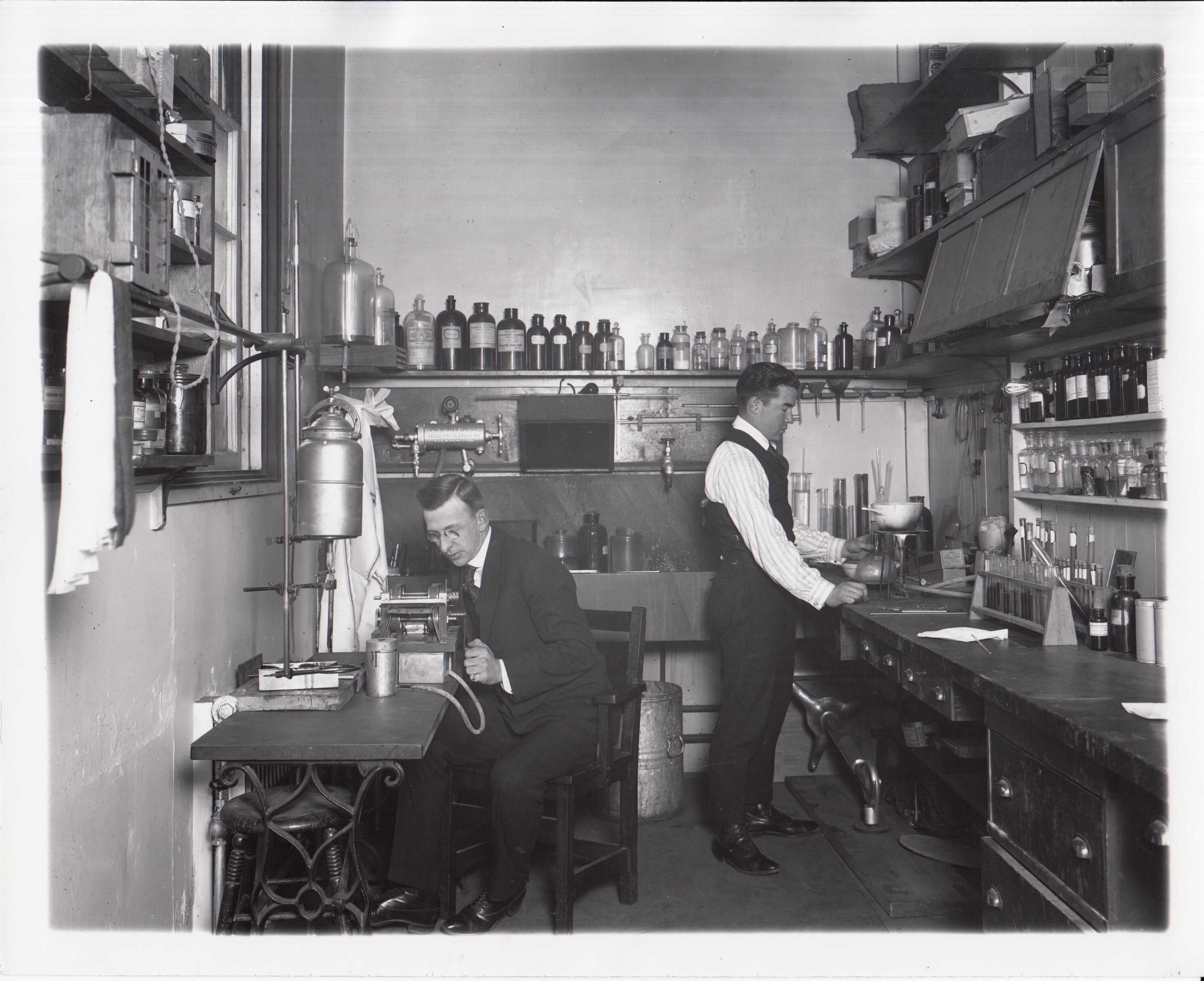 Warner's research lab, Building 7.