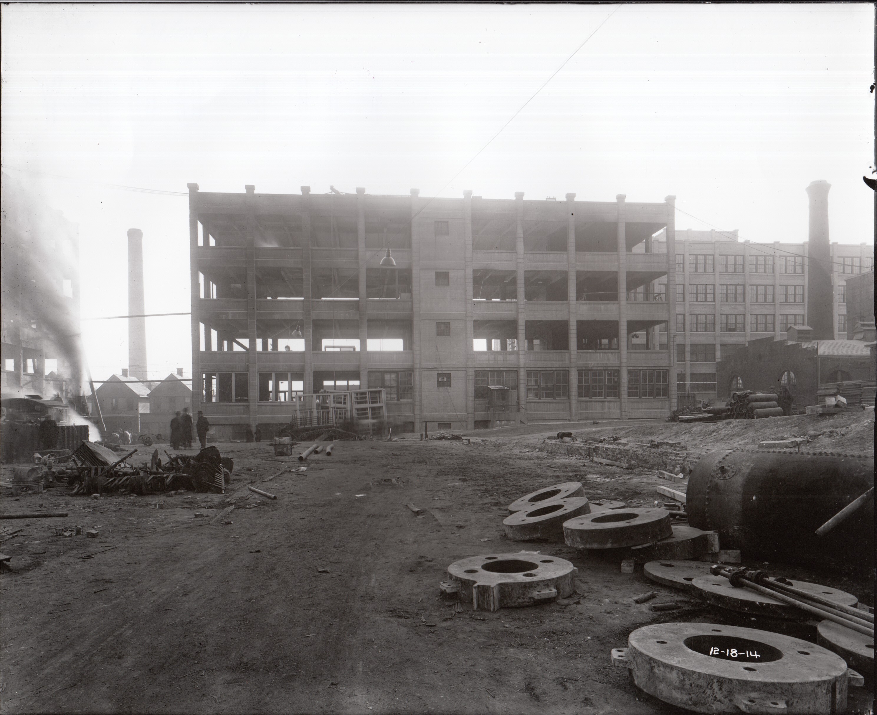 Building 25 viewed from yard.