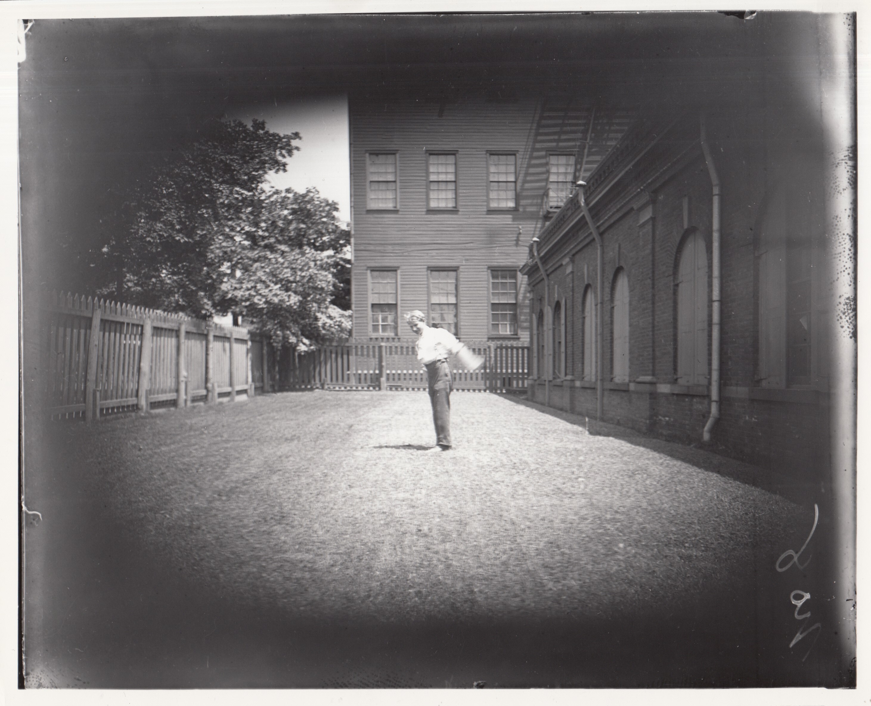 Camera experiment, facing Building 20.