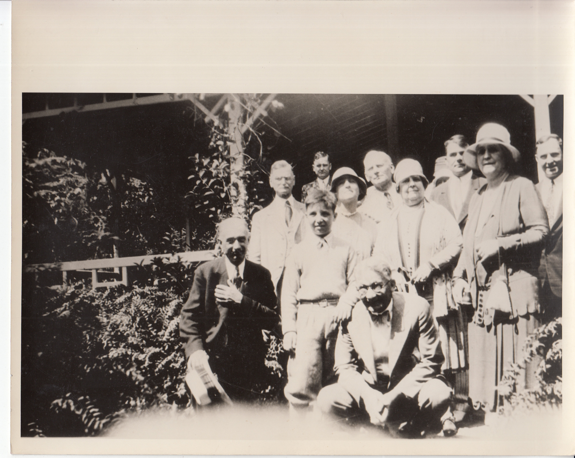 Mina Edison and unidentified group.