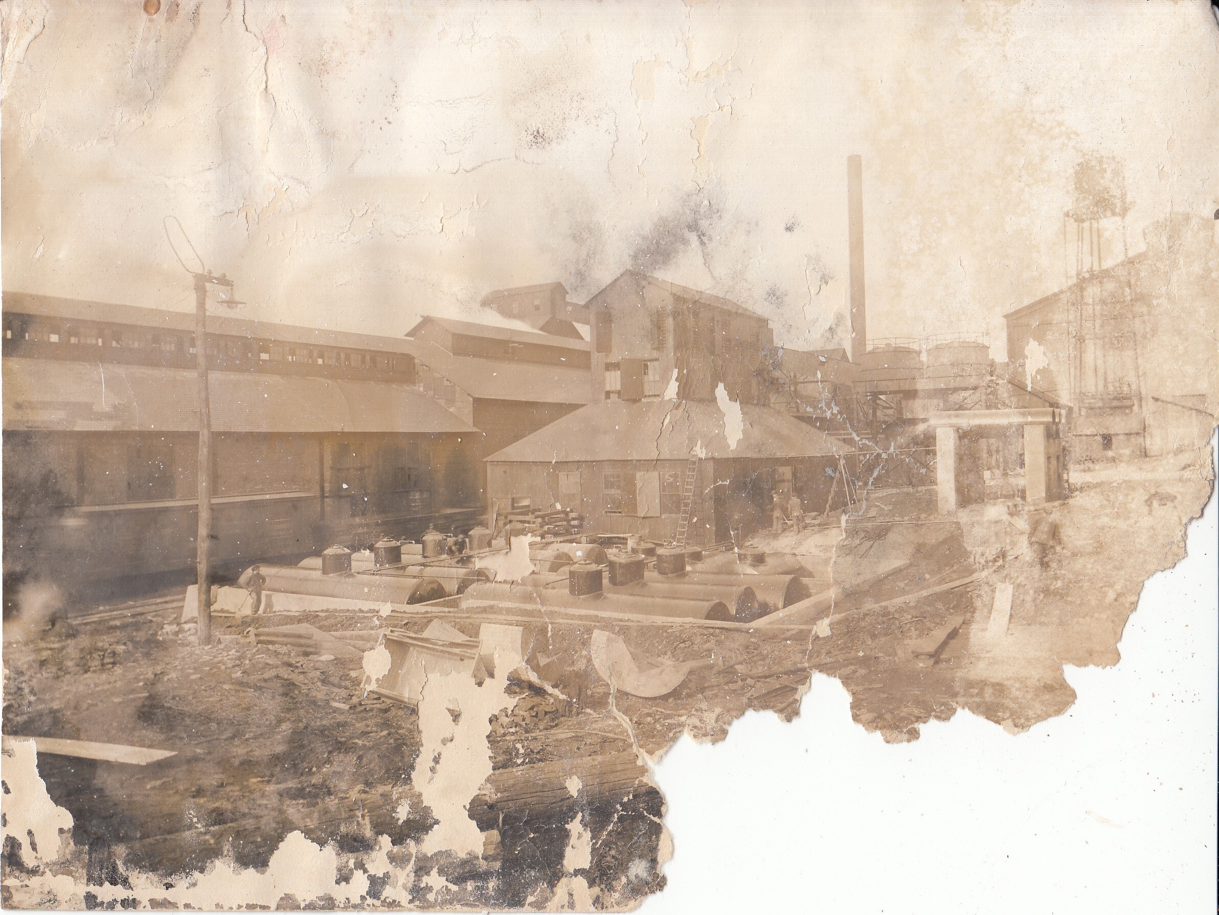 Edison benzol plant at the Cambria Steel co., exterior.