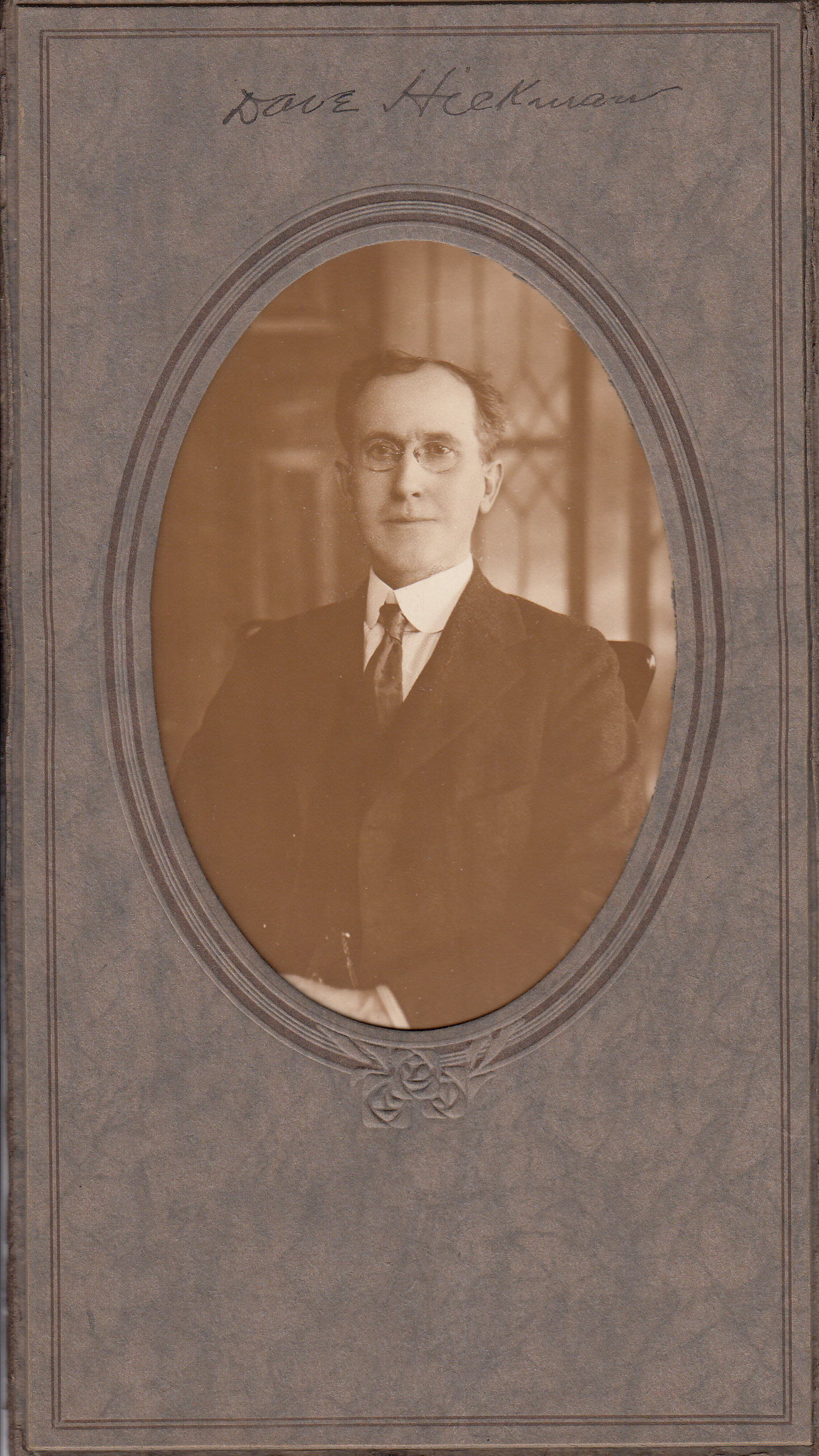 Portrait of David K. Hickman.