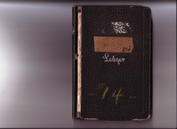 Thomas Edison's New York City Recording Studio Cash Book 14 (of 21), Image 01 (of 64).