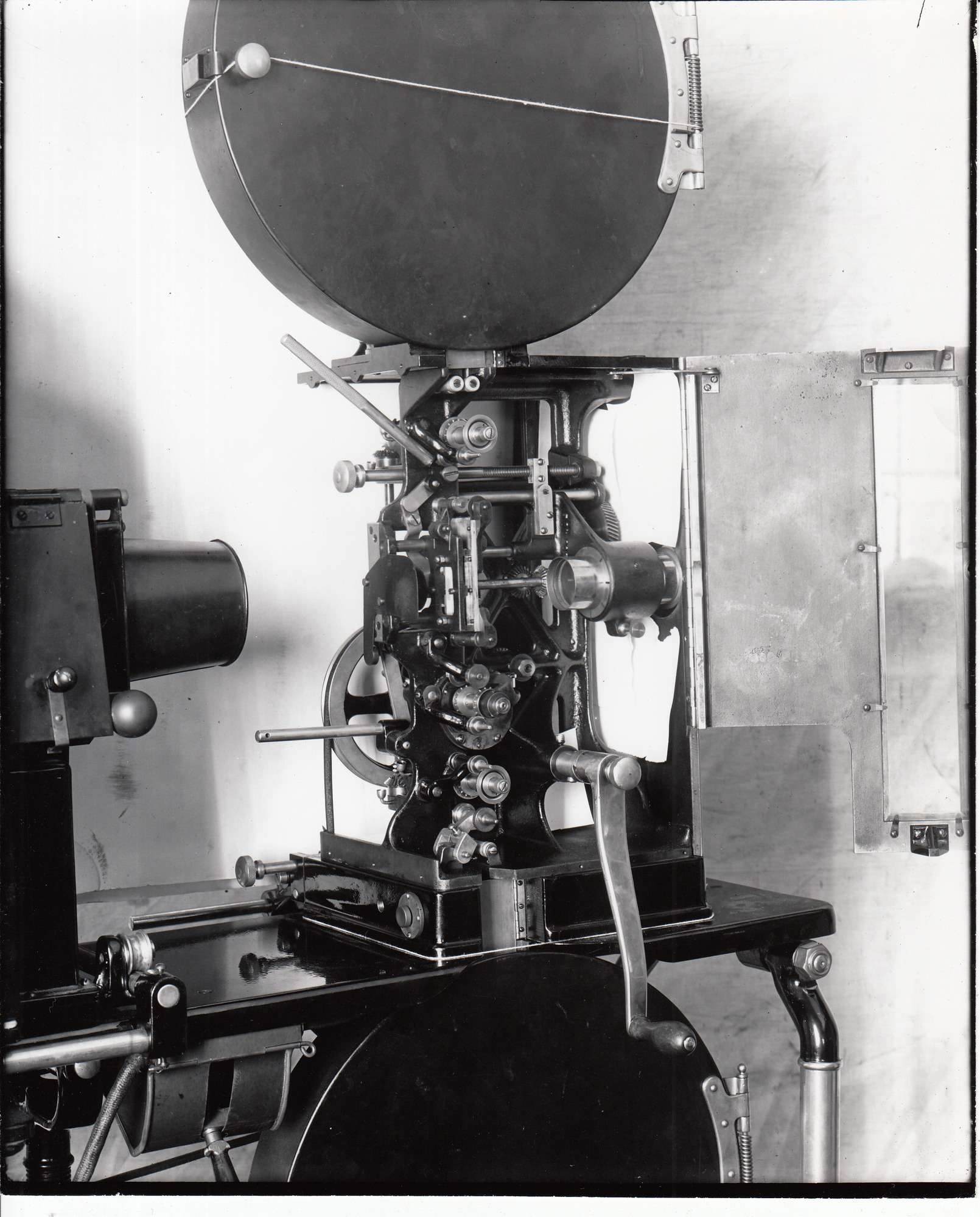 Edison projecting kinetoscope, detail.