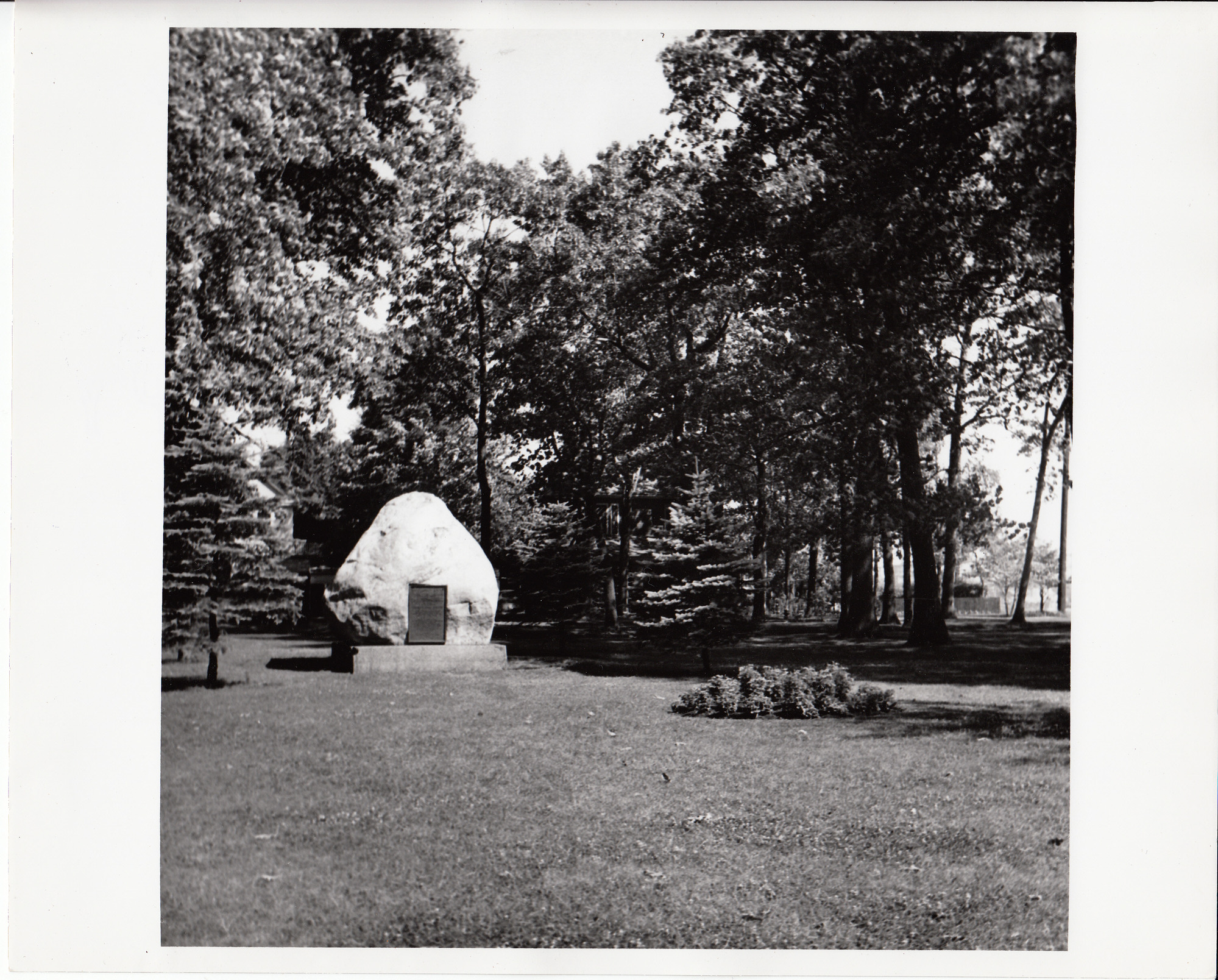 Edison monument in Port Huron park.