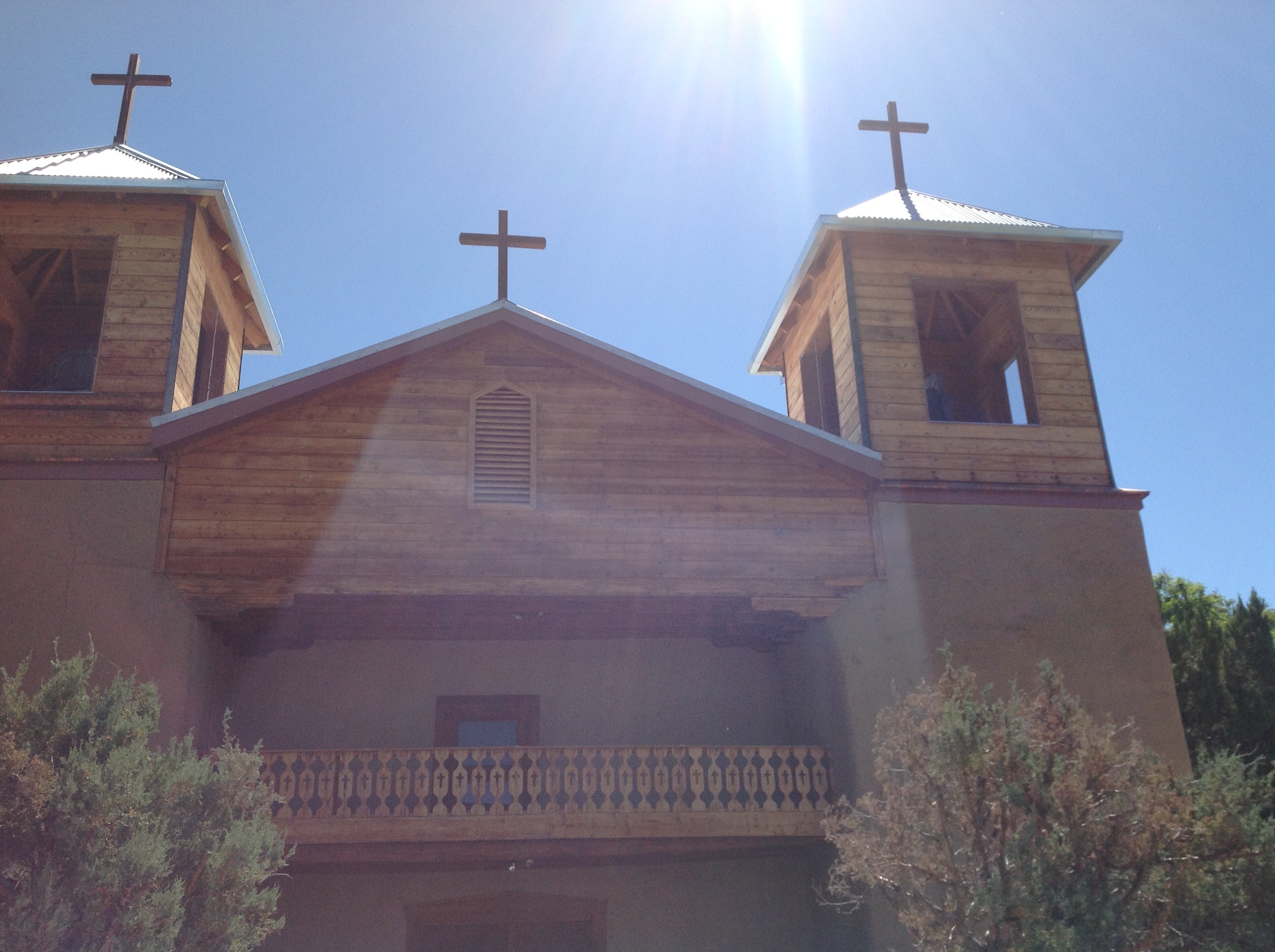 A building with two bell towers.