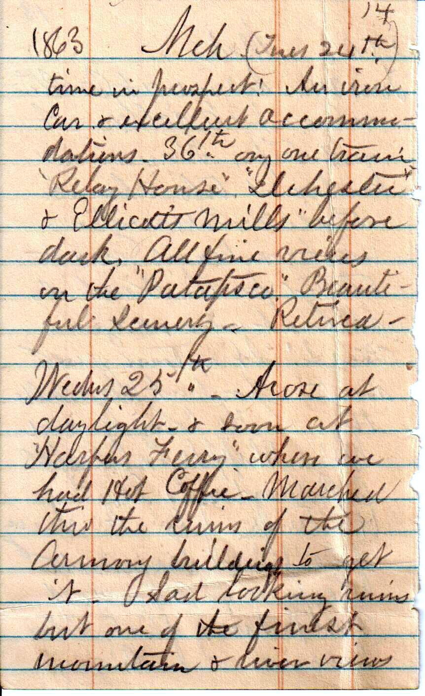 Jerome To Allie, March 22-27, 1863