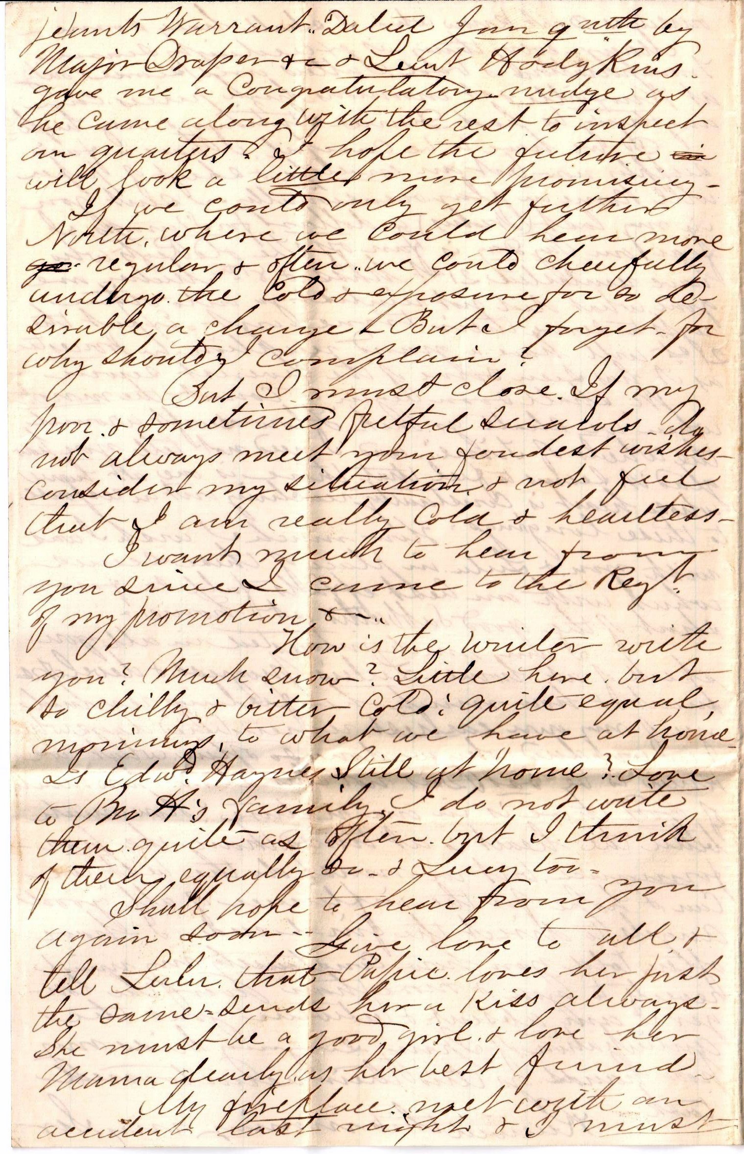 Jerome to Allie, January 10, 1864