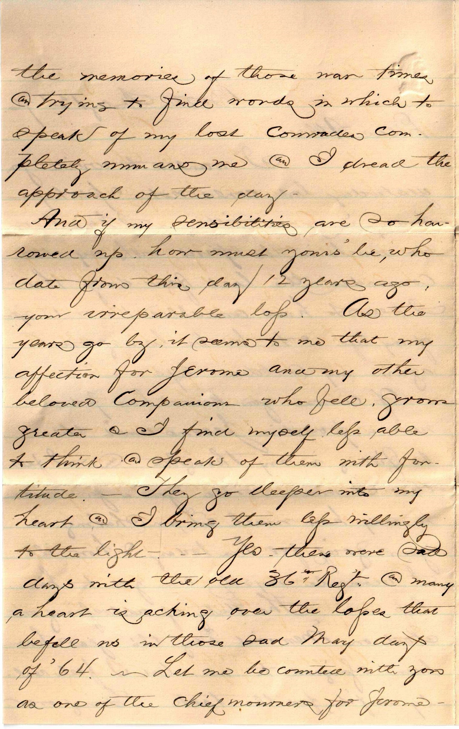 Alonzo to Allie, May 12, 1876