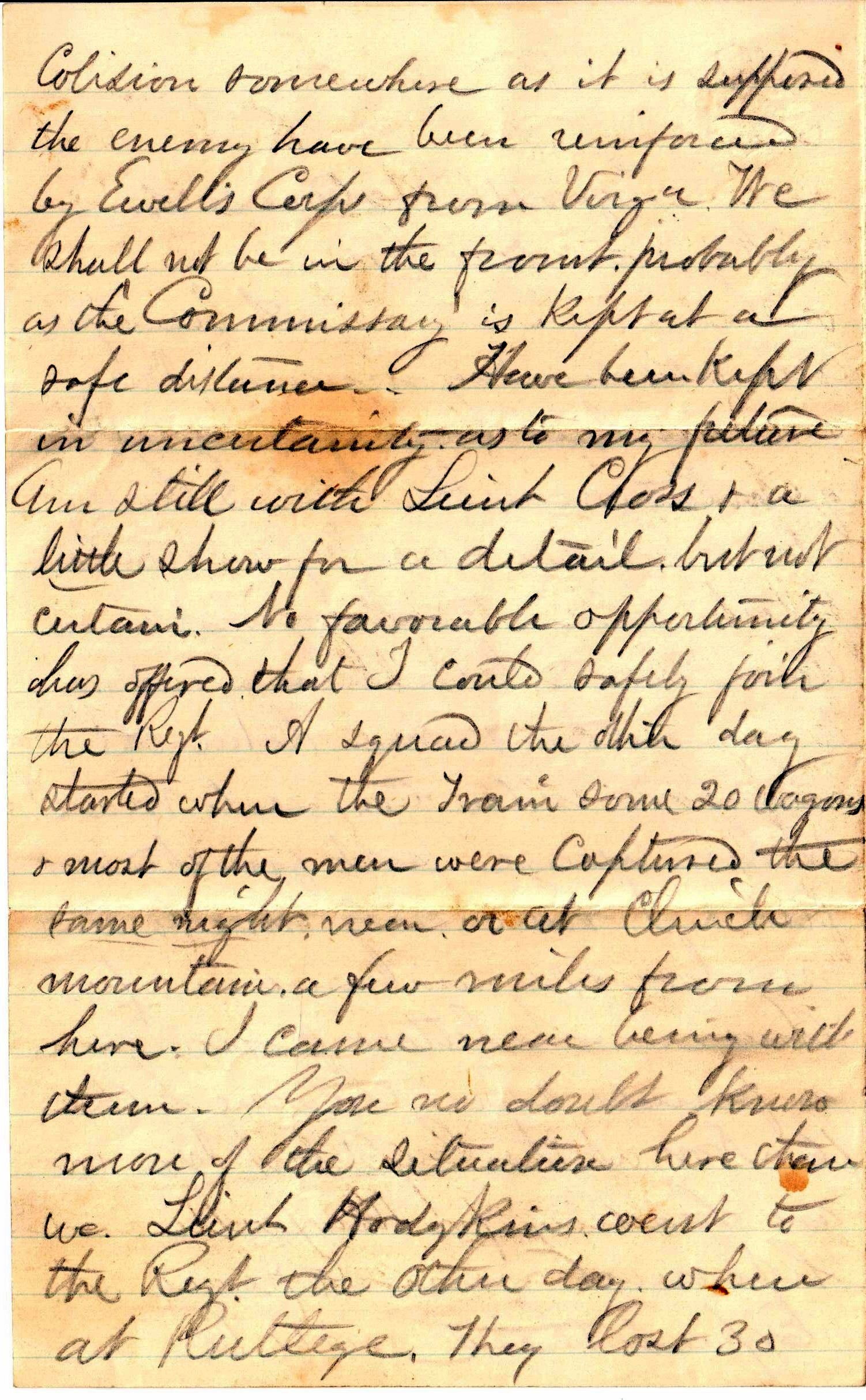 Jerome to Allie, December 20, 1863