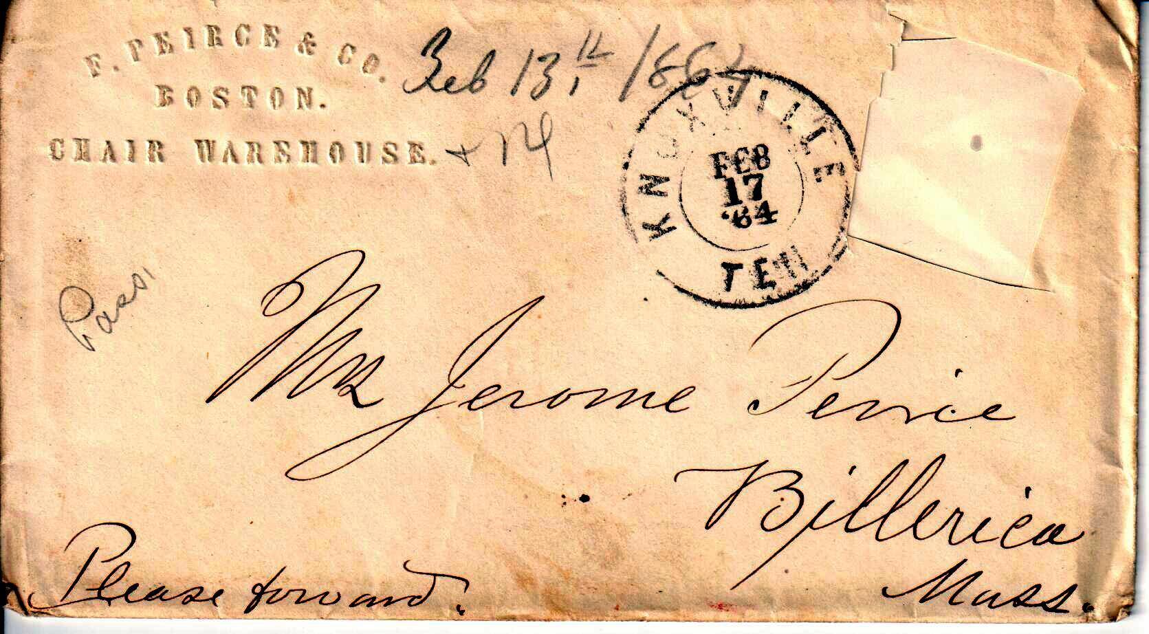 Jerome to Allie, February 13, 1864