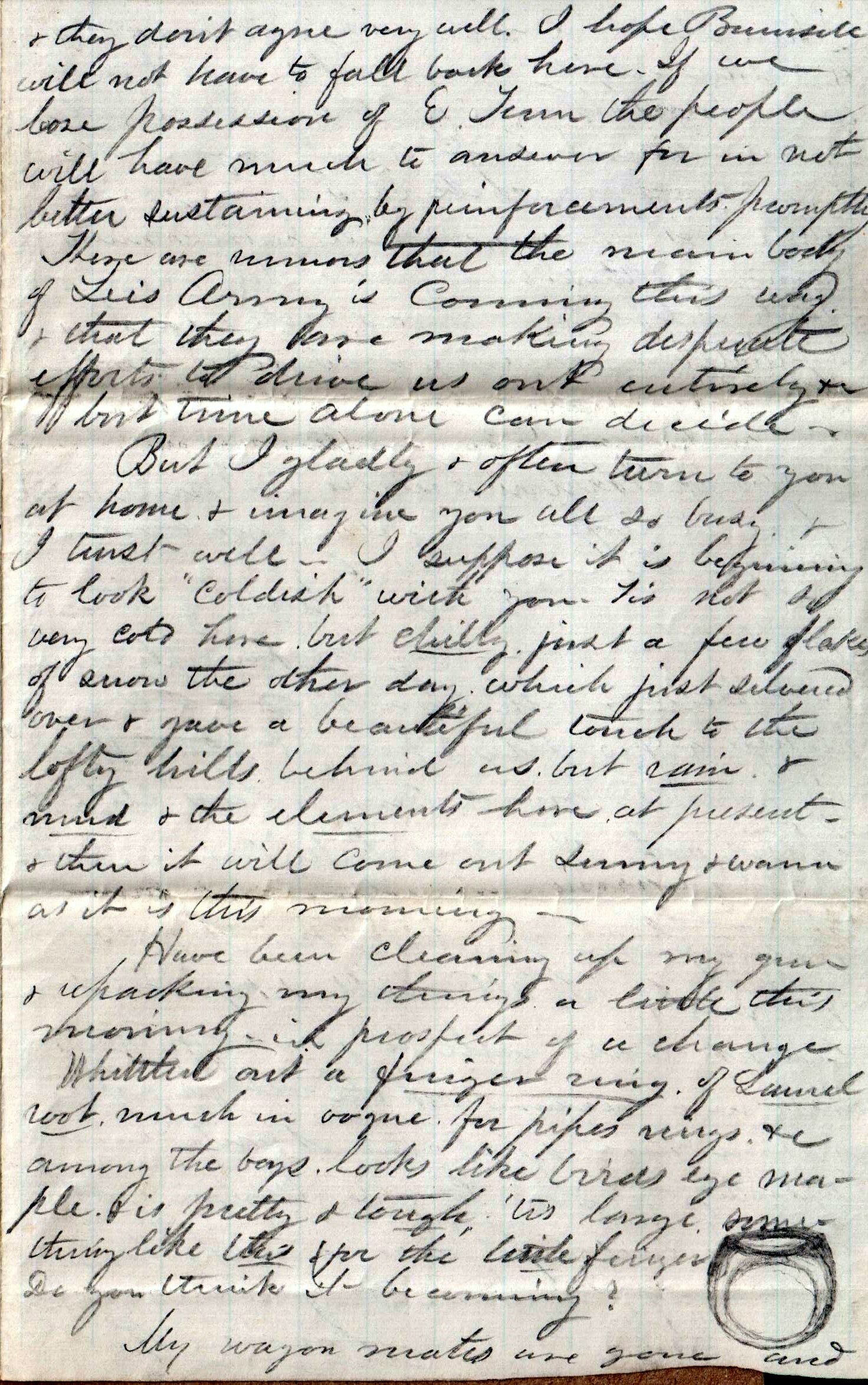 Jerome to Allie, November 19, 1863