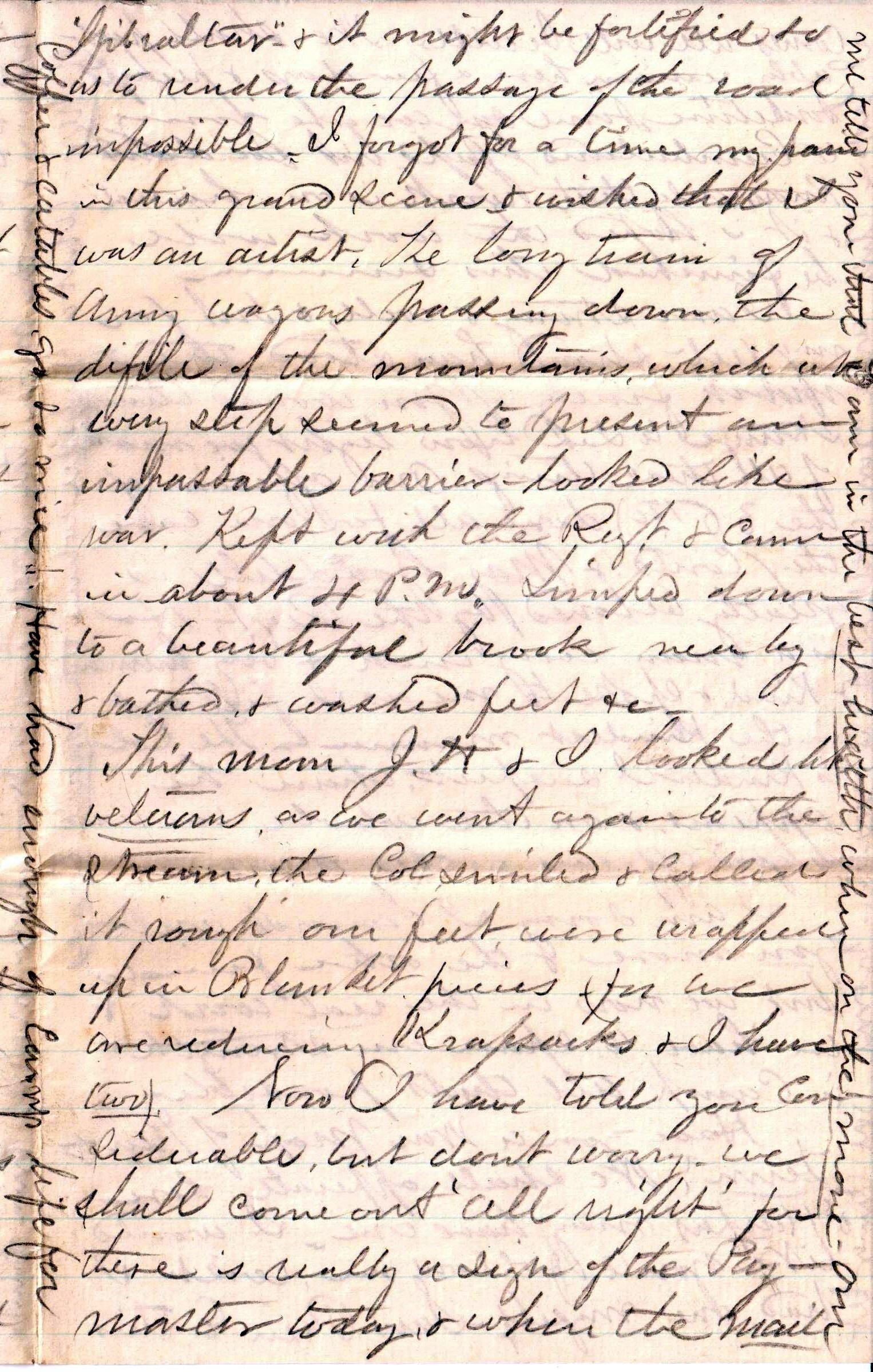 Jerome to "My dear ones at home", April 10, 1863
