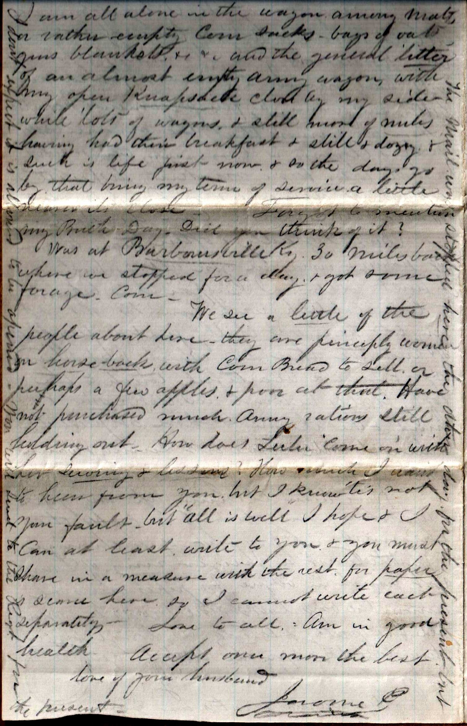 Jerome to Allie, November 19, 1863