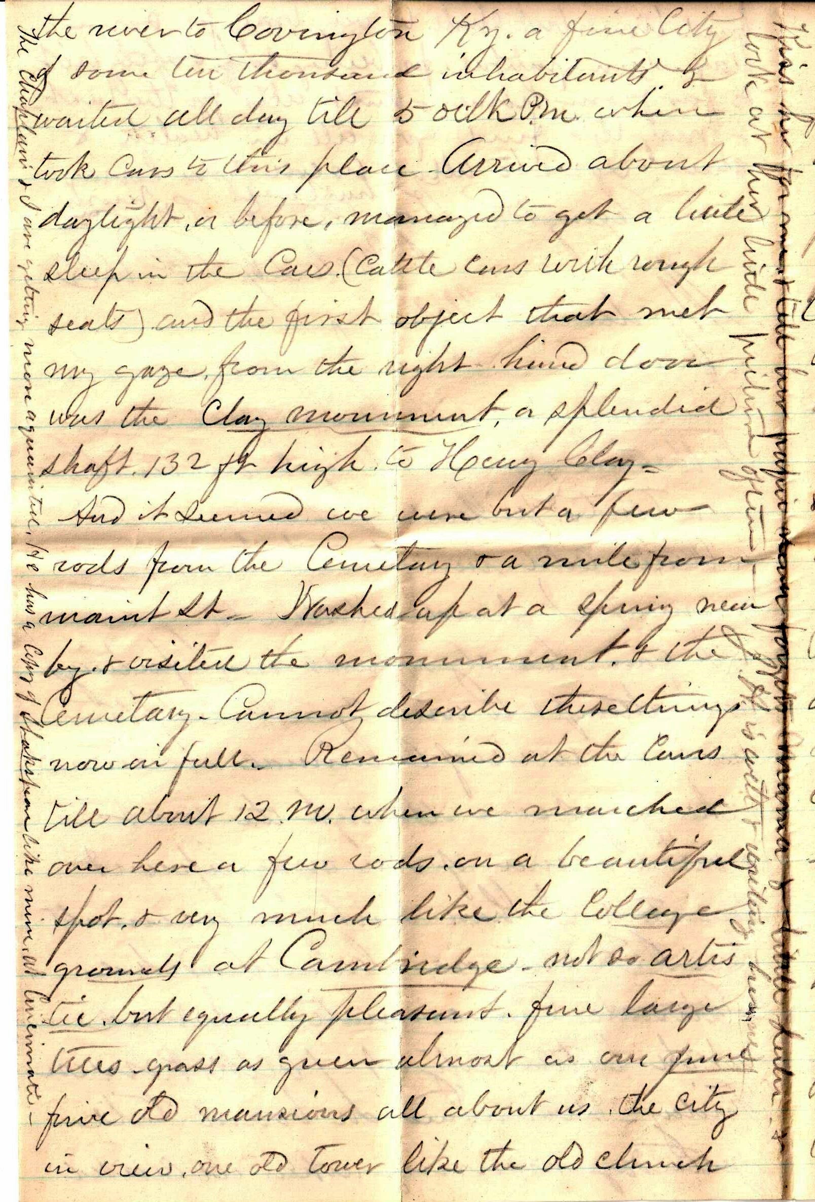 Jerome to Allie, March 29, 1863
