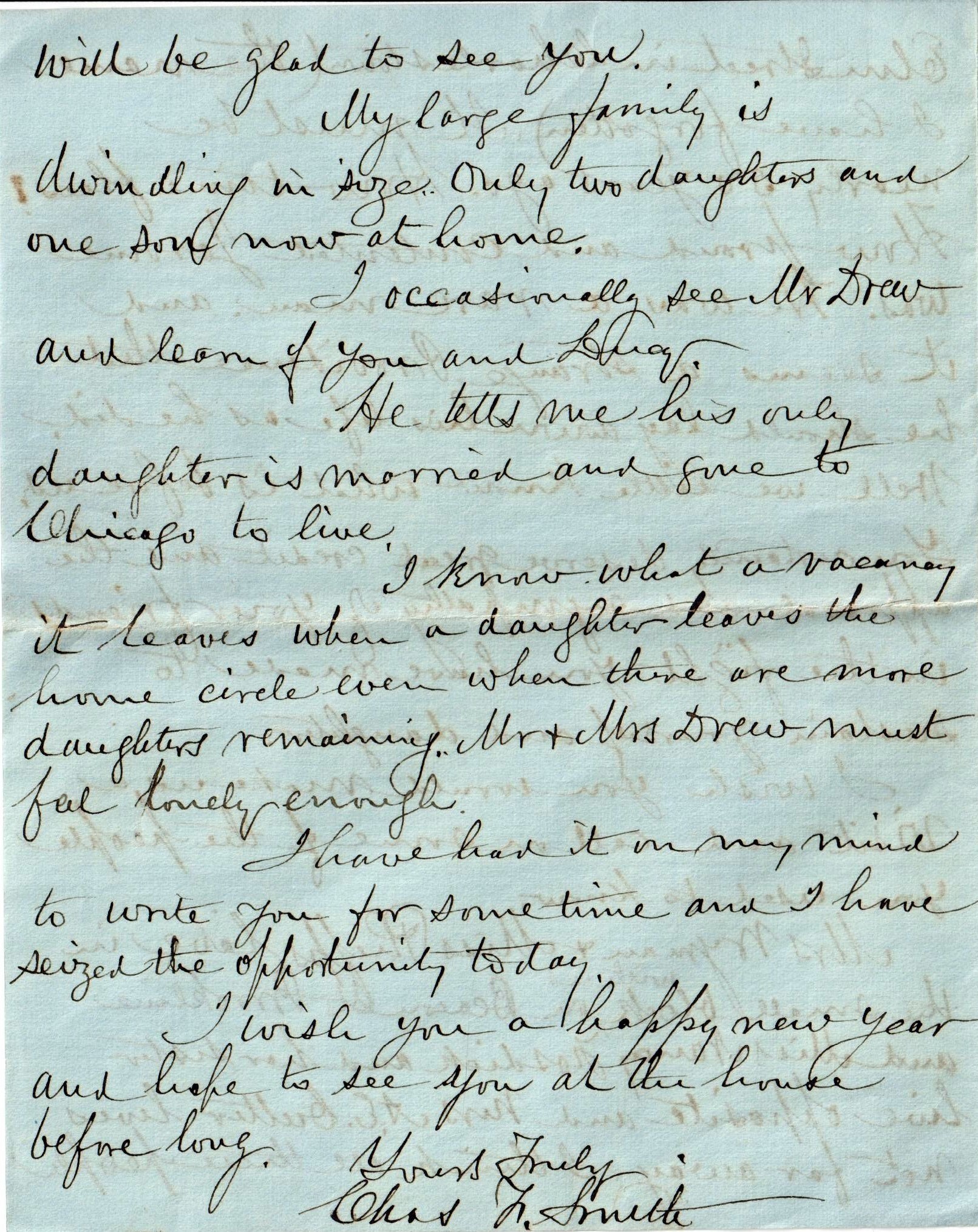 Chas. F. Smith to Allie, December 29, 1904