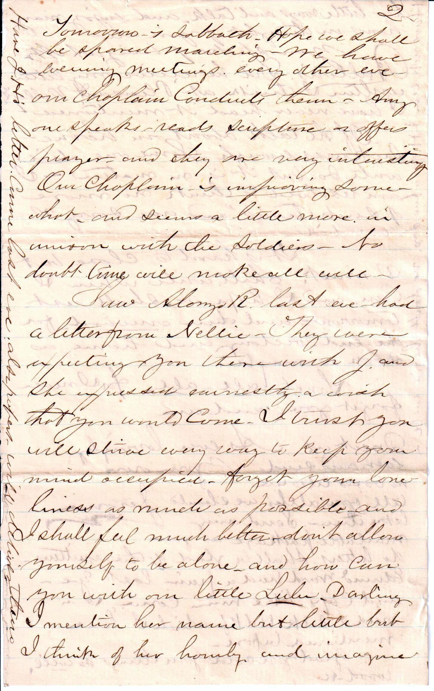 Jerome to Allie, November 15, 1862