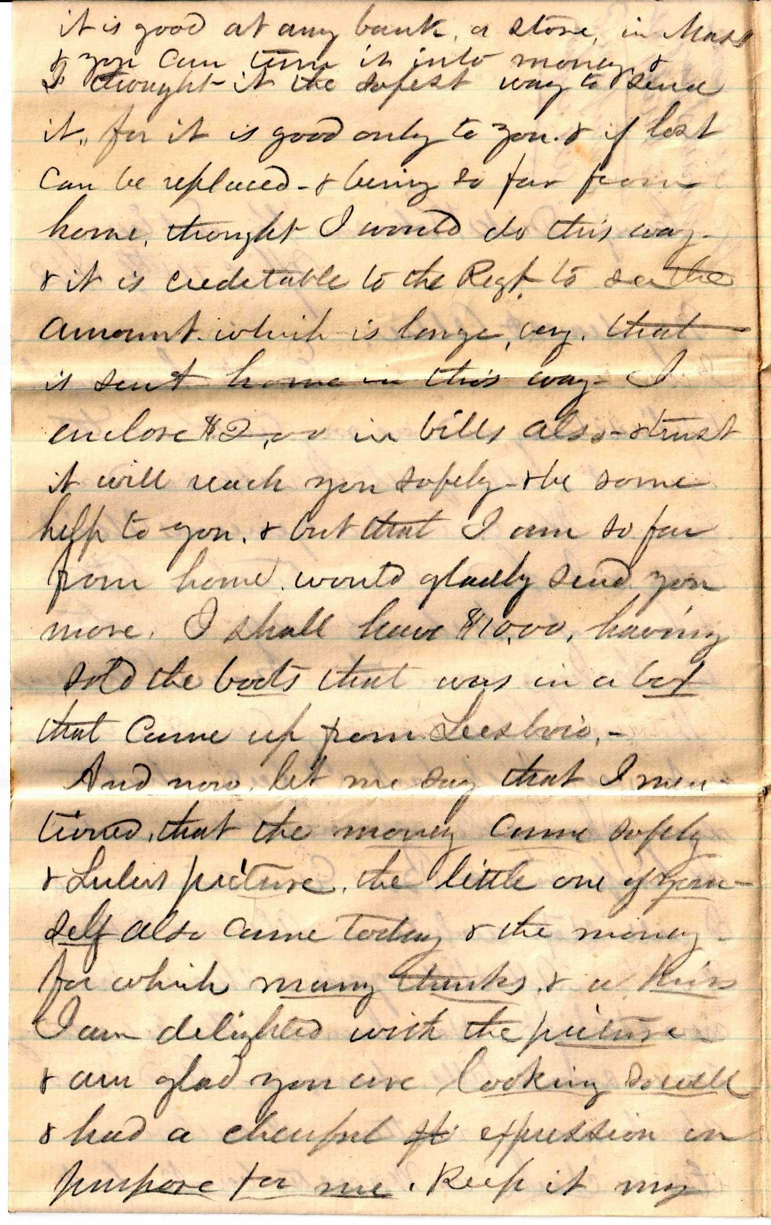 Jerome to Allie, April 11, 1863