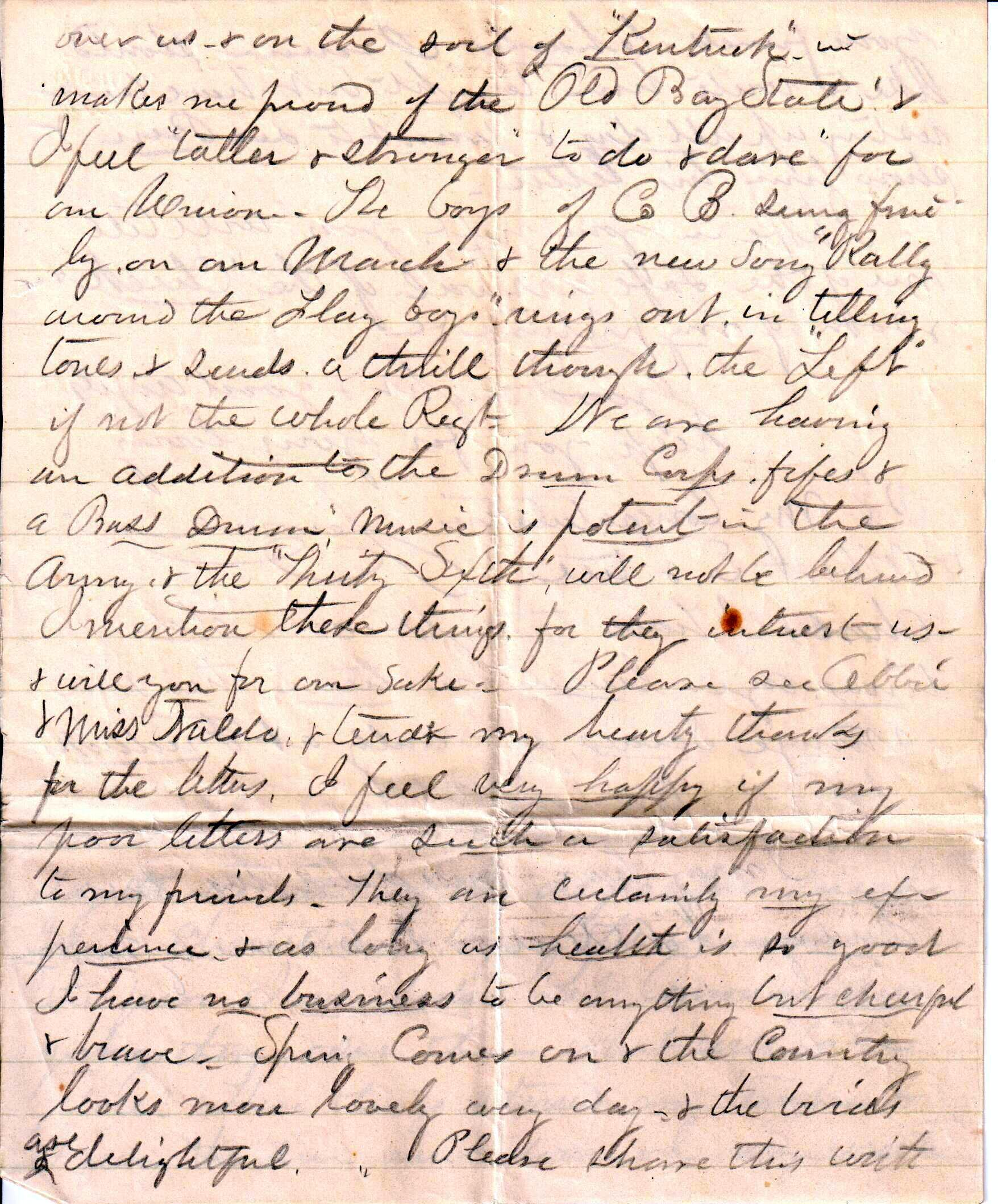 Jerome to Allie, April 24, 1863