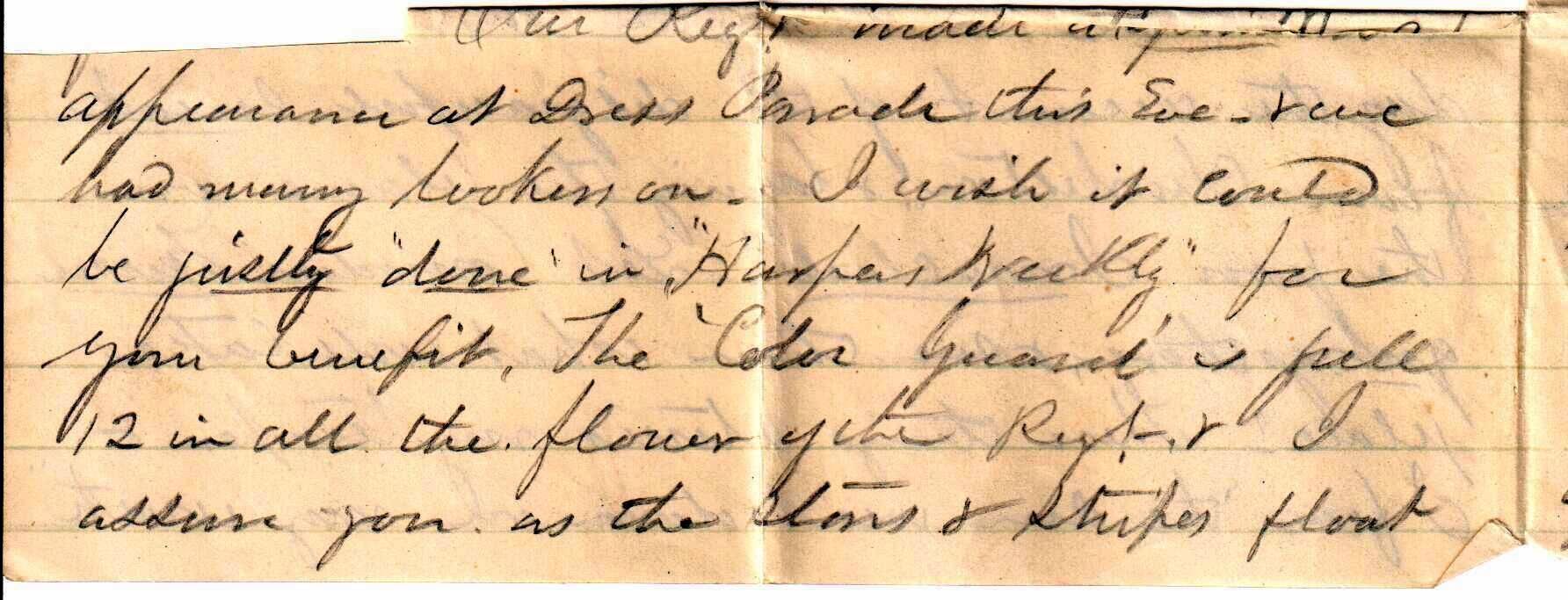 Jerome to Allie, April 24, 1863