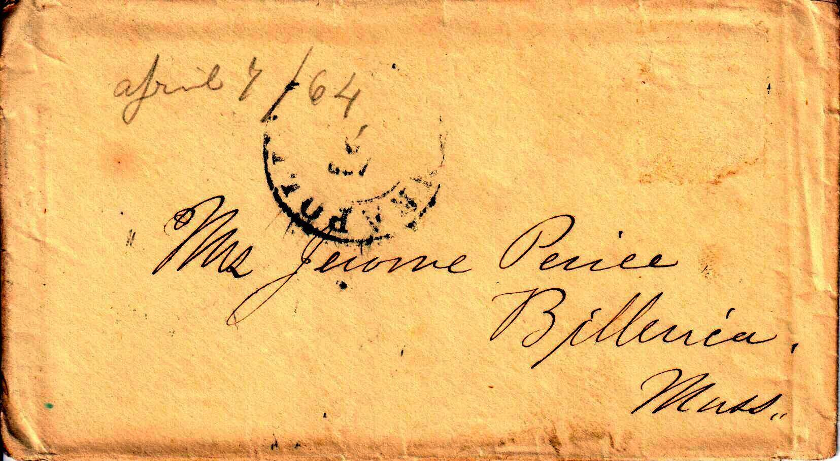 Jerome to Allie, April 7, 1864