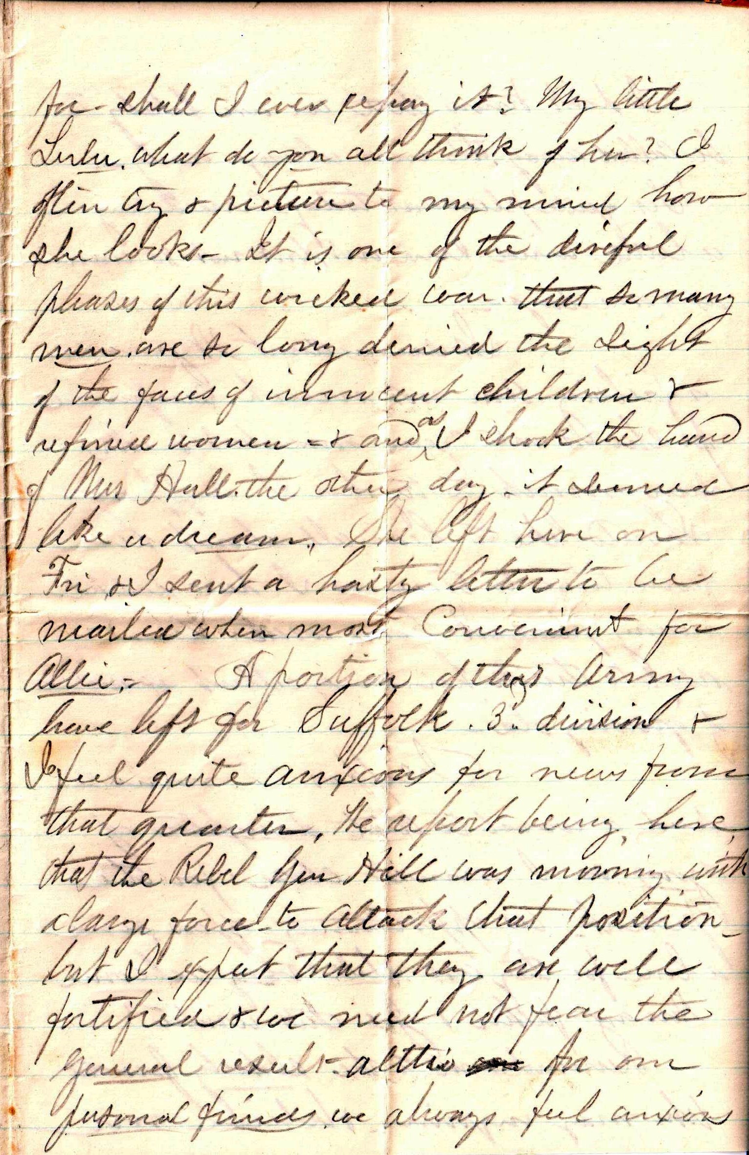 Jerome to "My dear Mother and Father", March 15, 1863