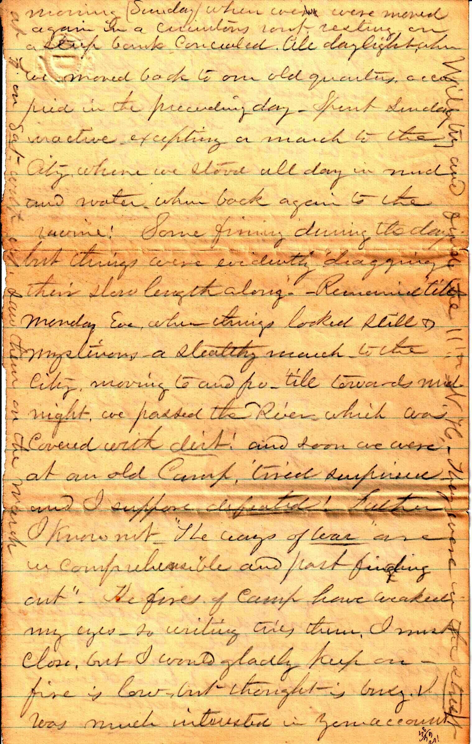 Jerome to Abbie, Late 1862 or early 1863