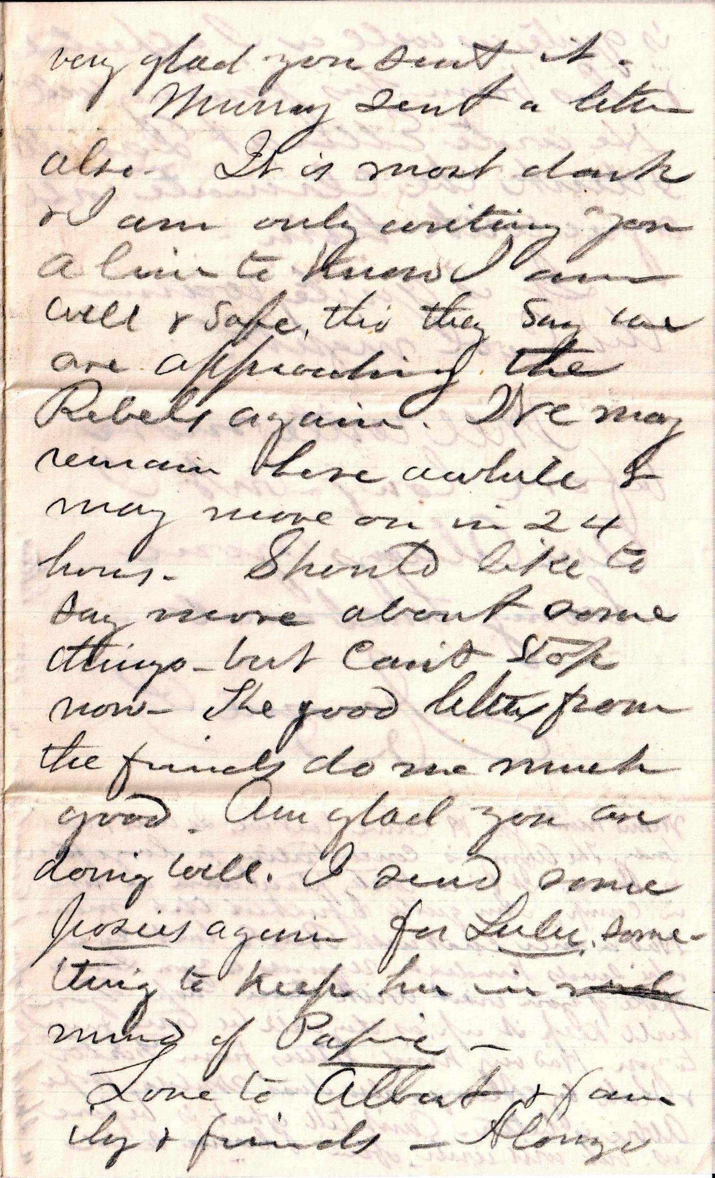 Jerome to Allie, May 26, 1863