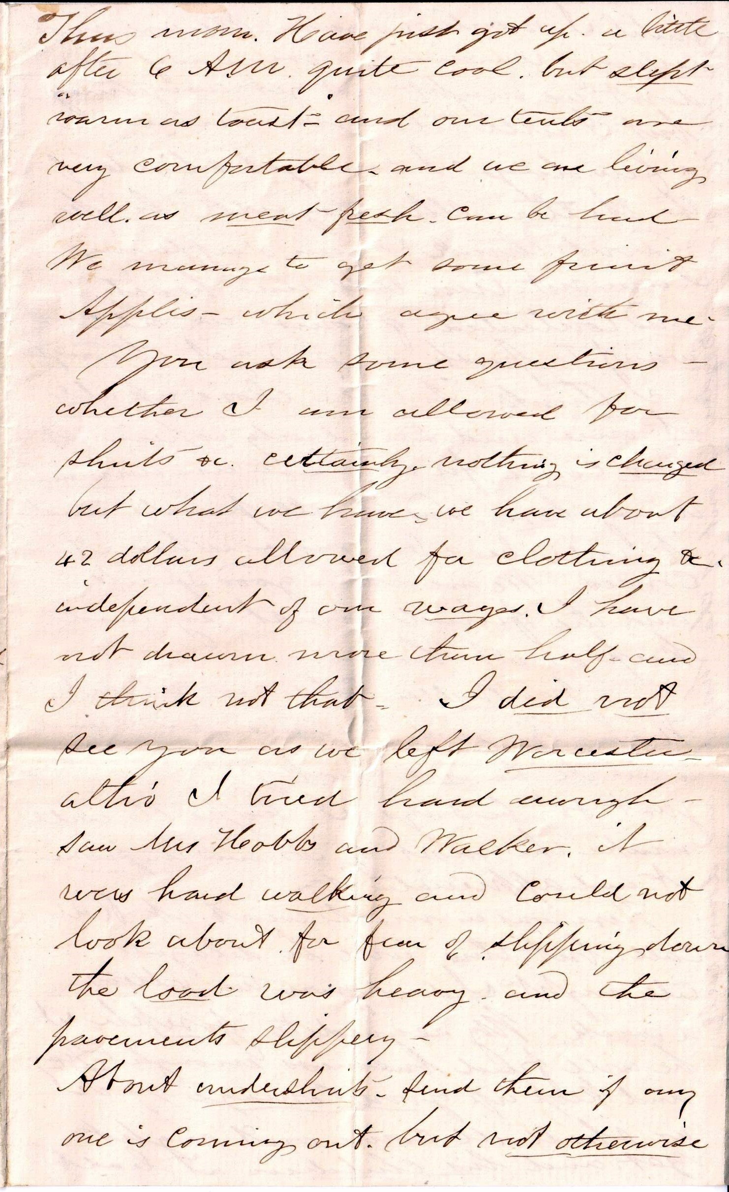 Jerome to Allie, October 22, 1862