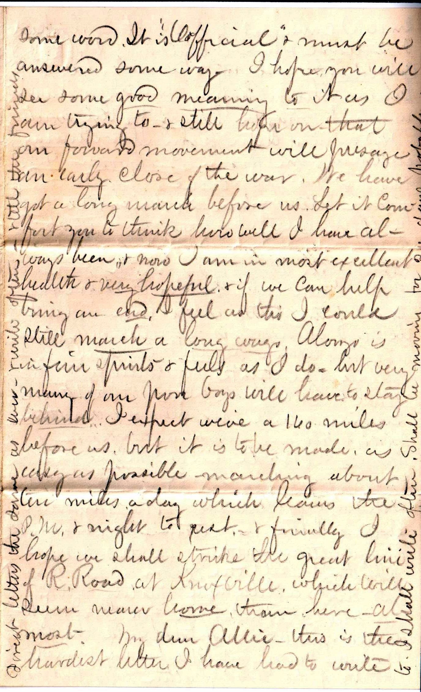 Jerome to Allie, September 9, 1863