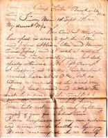 Jerome to Allie, September 14, 1862