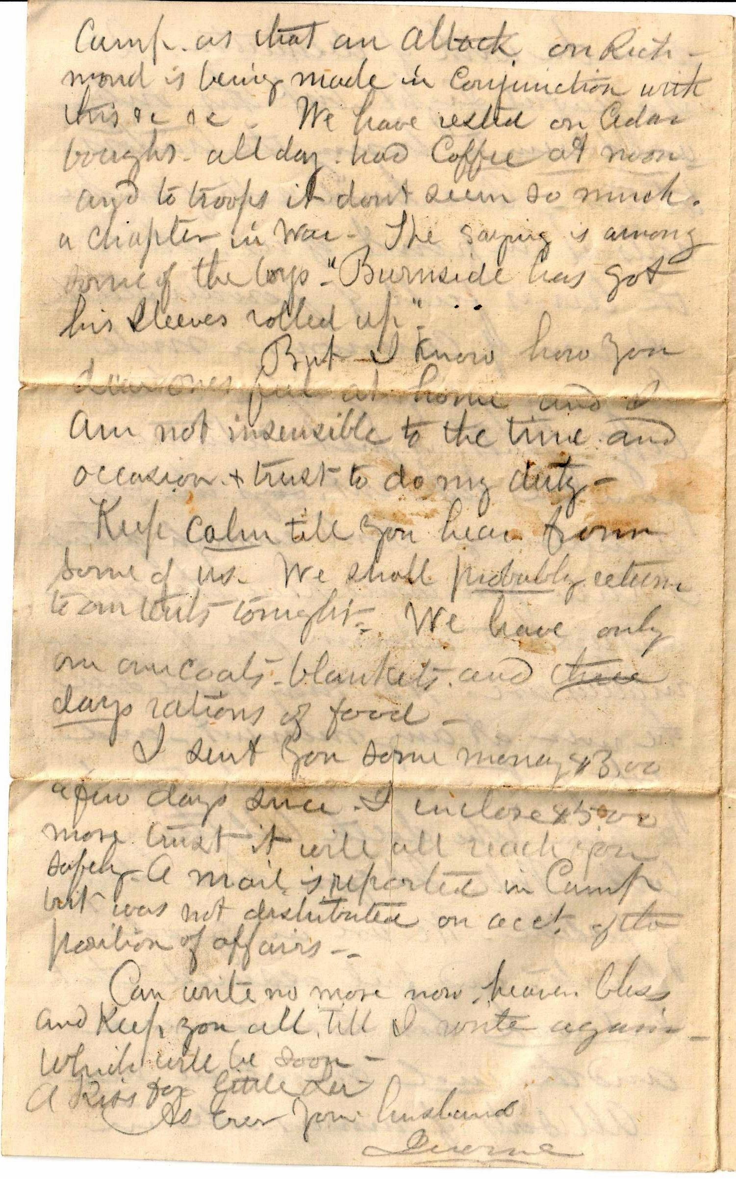 Jerome to Allie, December 11, 1862