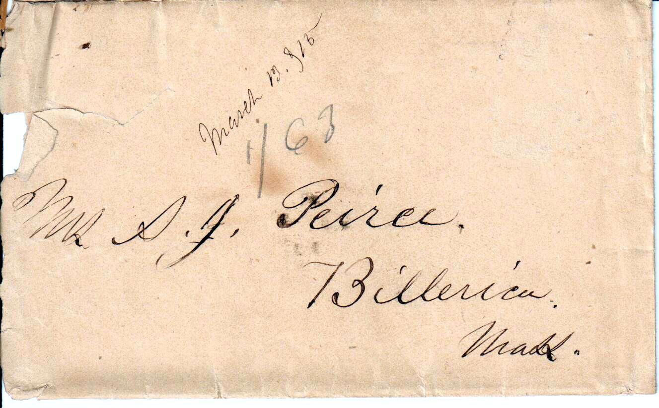 Jerome to Allie, March 13, 1863