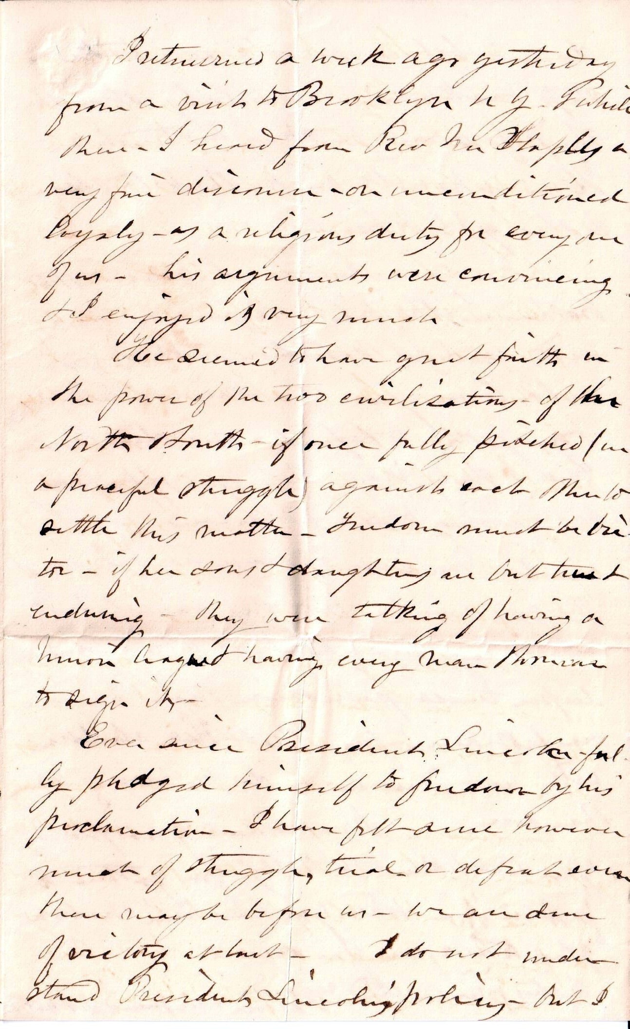 S. A. Waldo to Jerome, April 16, 1863