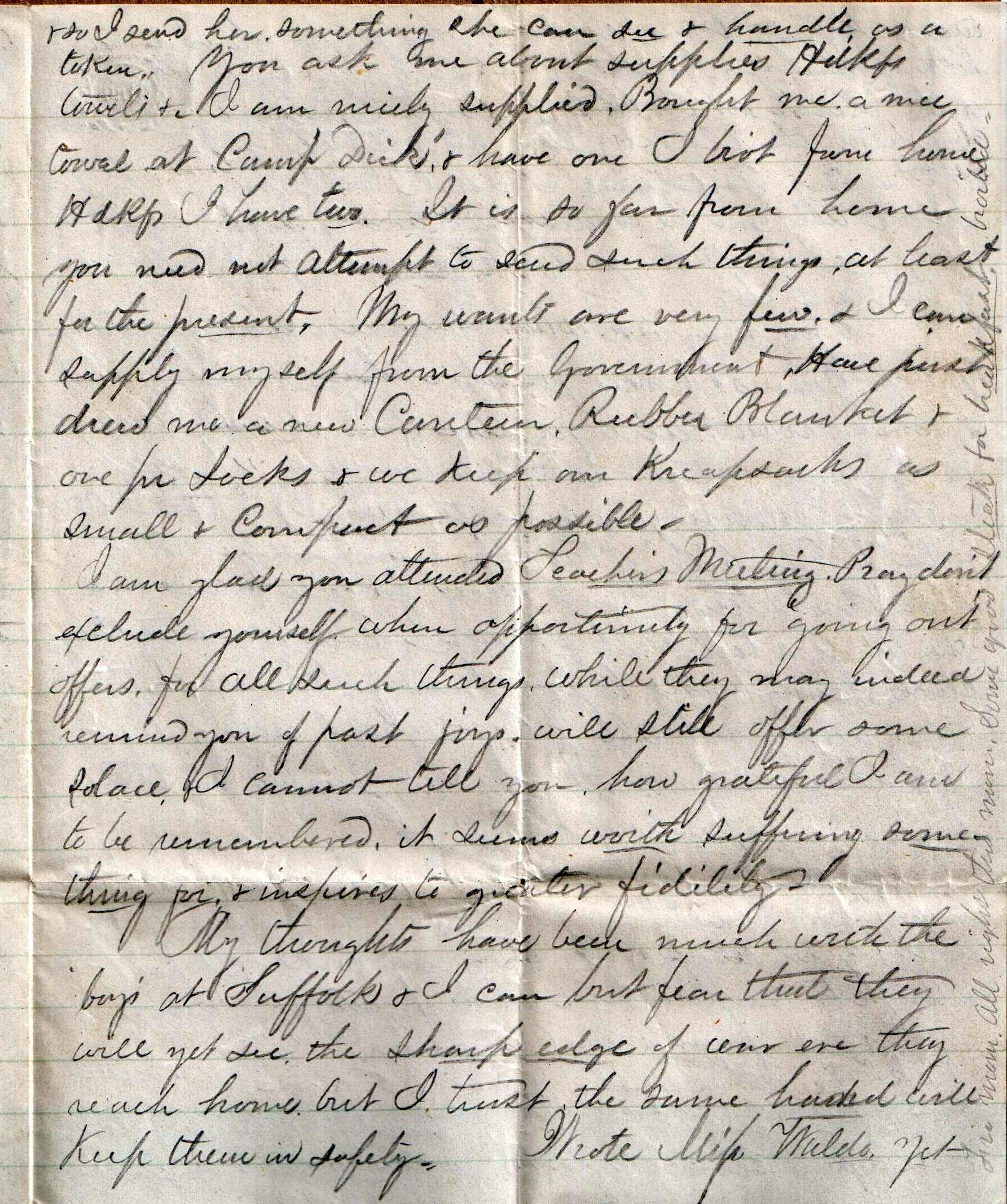 Jerome to Allie, May 14, 1863