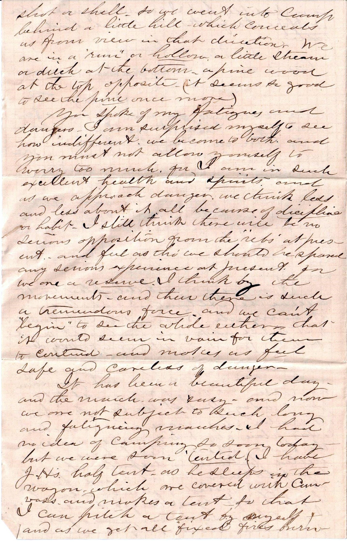 Jerome to Allie, November 15, 1862