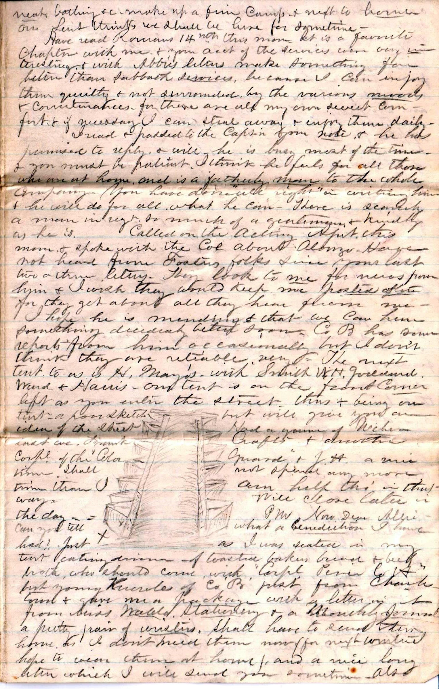 Jerome to Allie, February 21, 1863